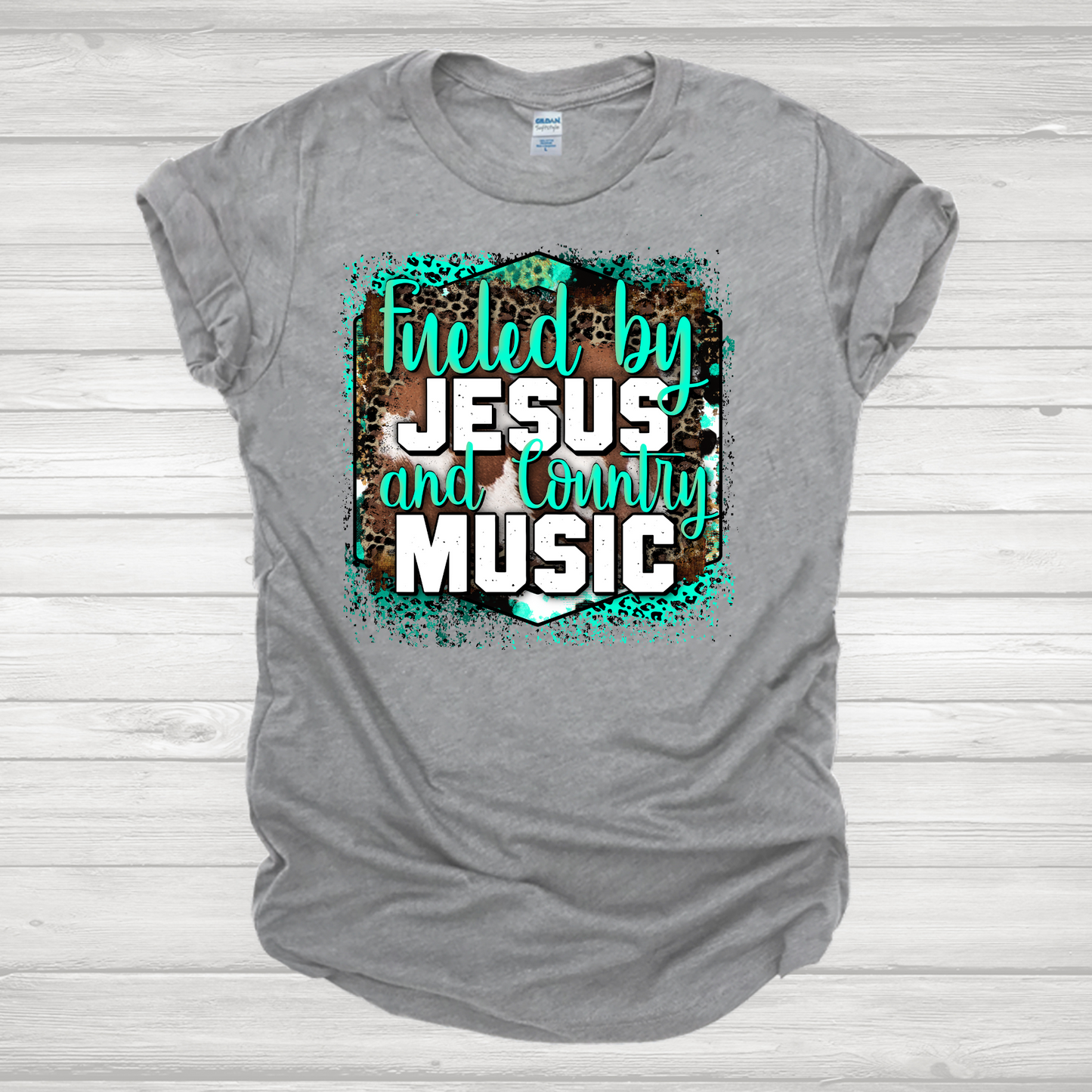 Jesus & Country Music Mint  Transfer