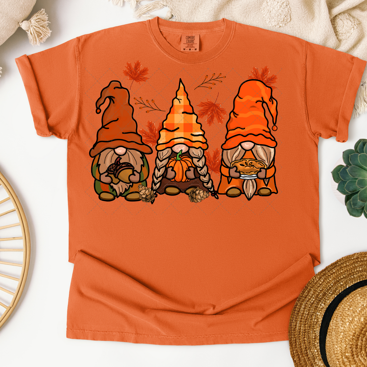 Autumn Gnomes Transfer