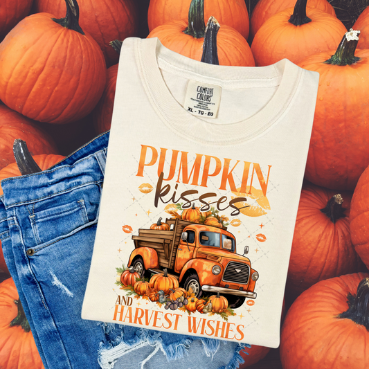 Pumpkin Kisses & Harvest Wishes Transfer