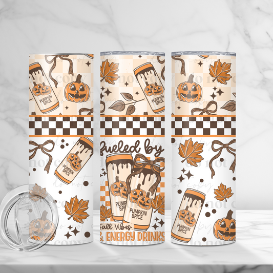 Fueled By Tumbler Wrap Transfer