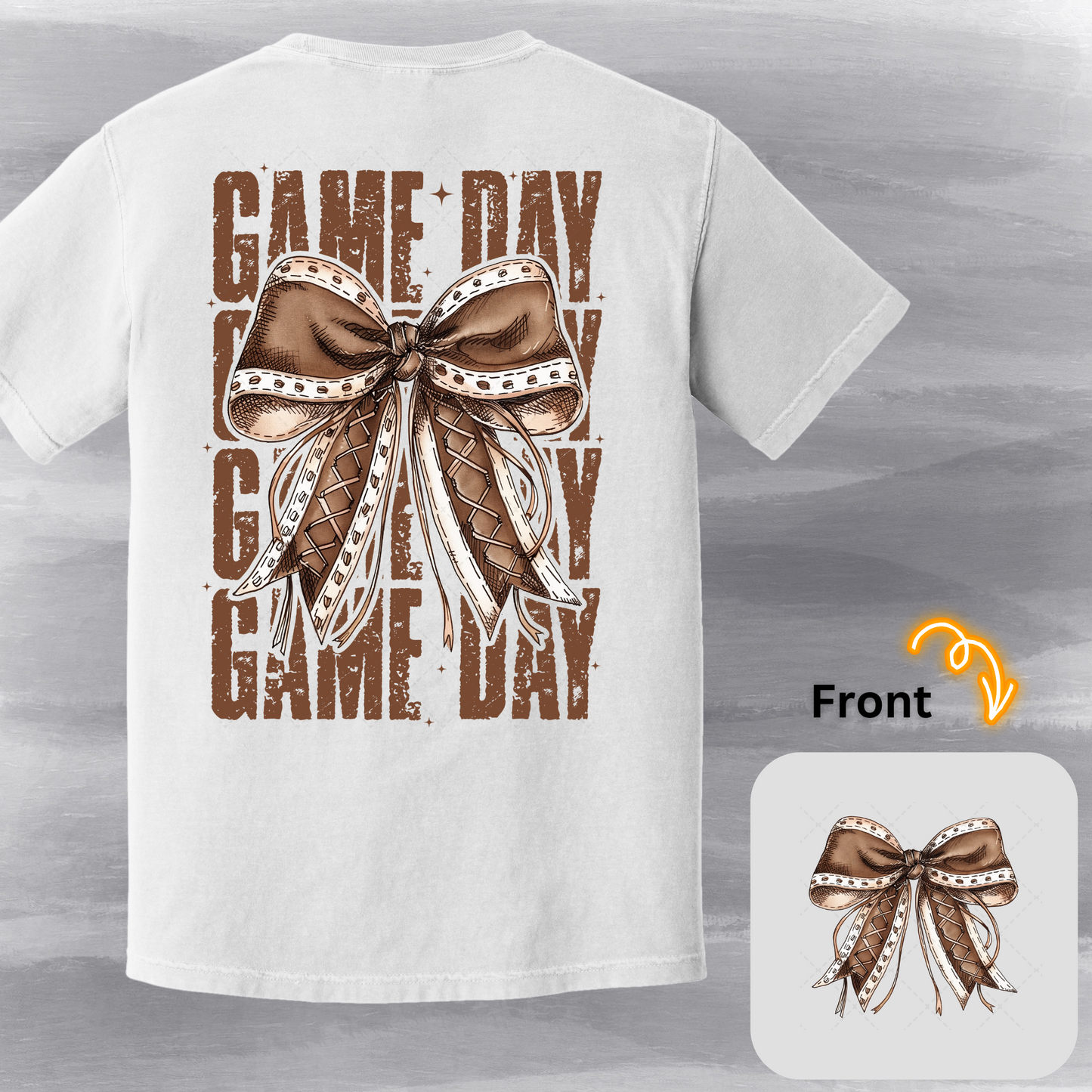 Gameday Football Coquette Transfer ** TWO PART* SOLD SEPARATELY**