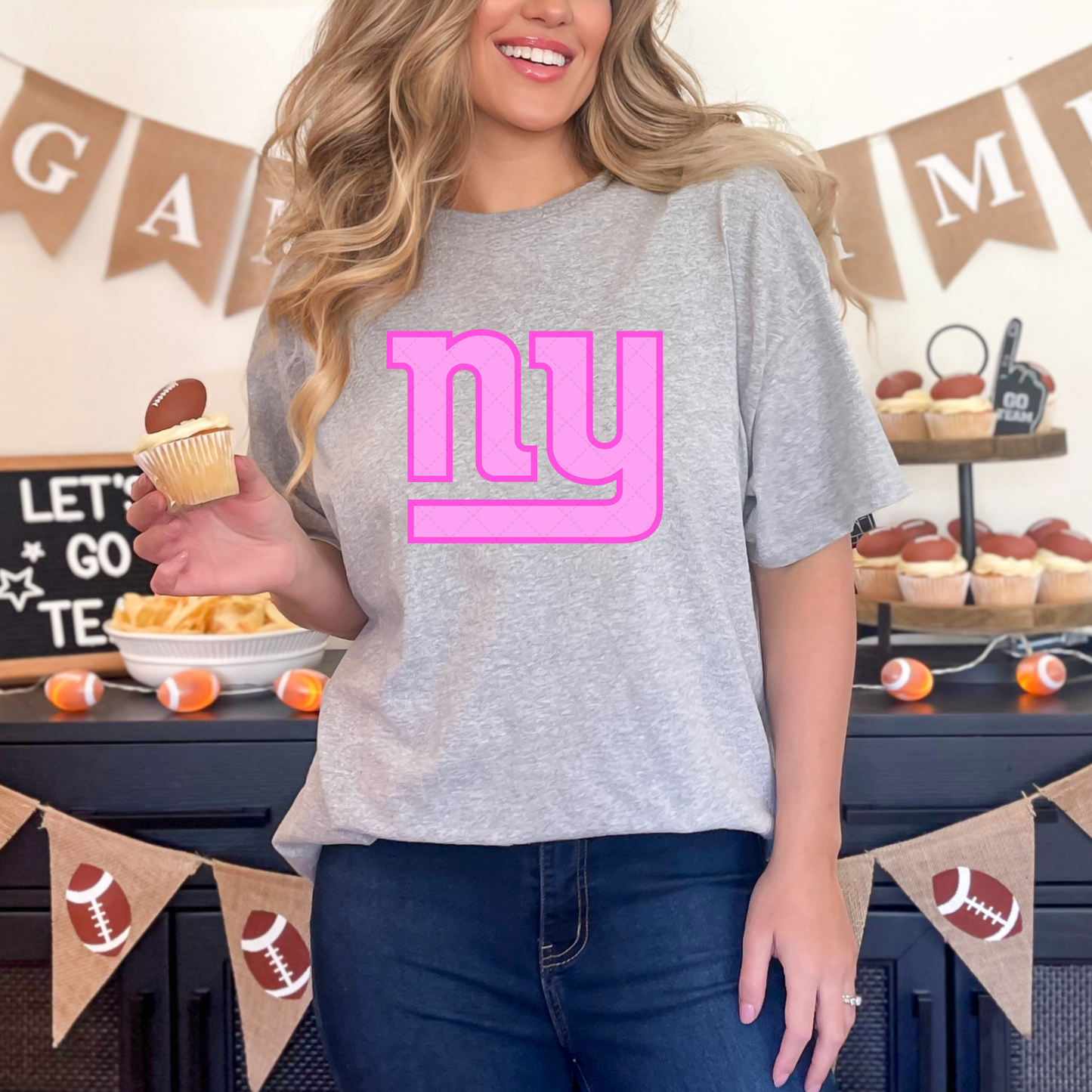 Giants Pink Transfer