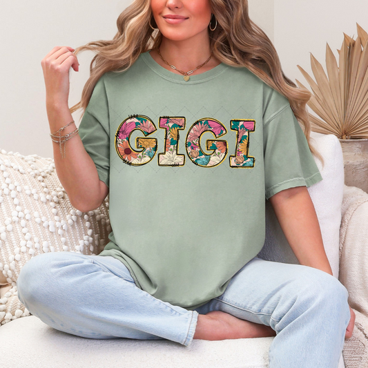 Gigi Floral Transfer