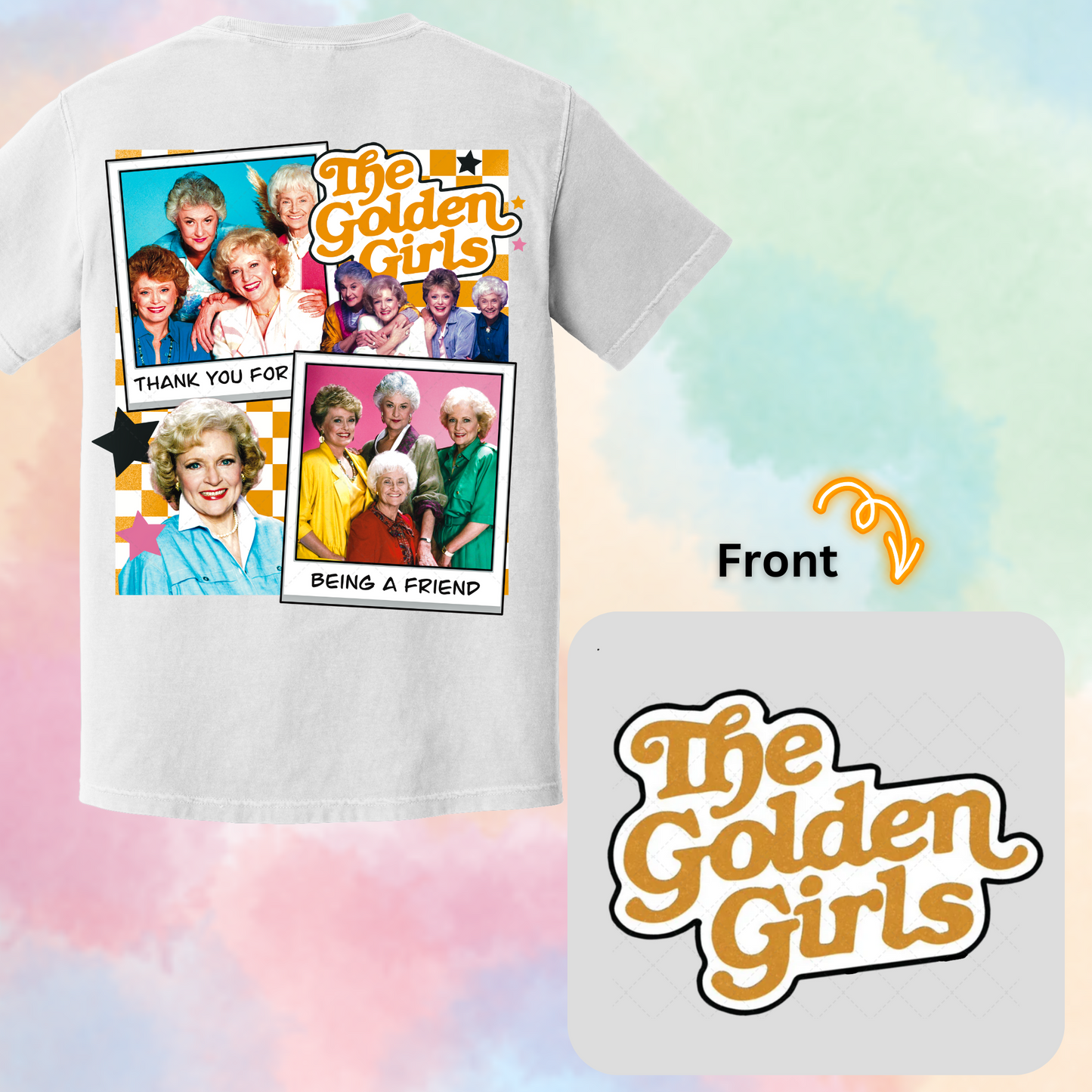 Golden Girls Transfer ** TWO PART* SOLD SEPARATELY**