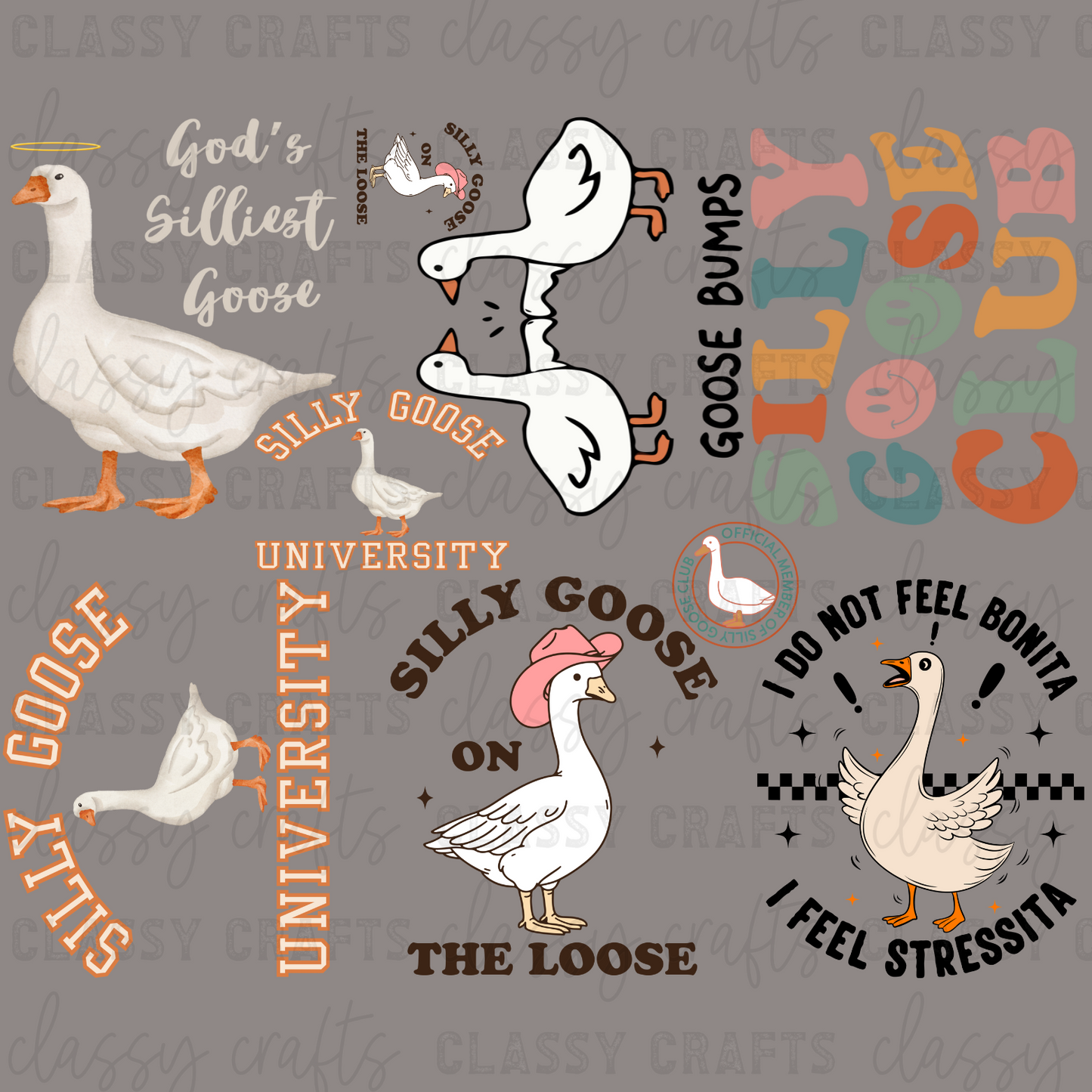 Goose - 30x24 -PREMADE GANG SHEET