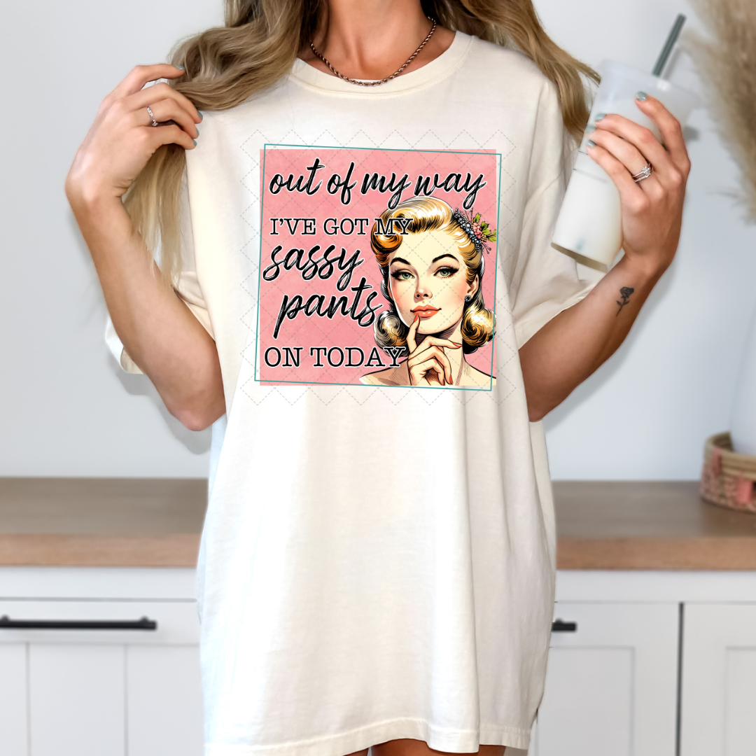 Got My Sassy Pants On Today Transfer – Classy Crafts
