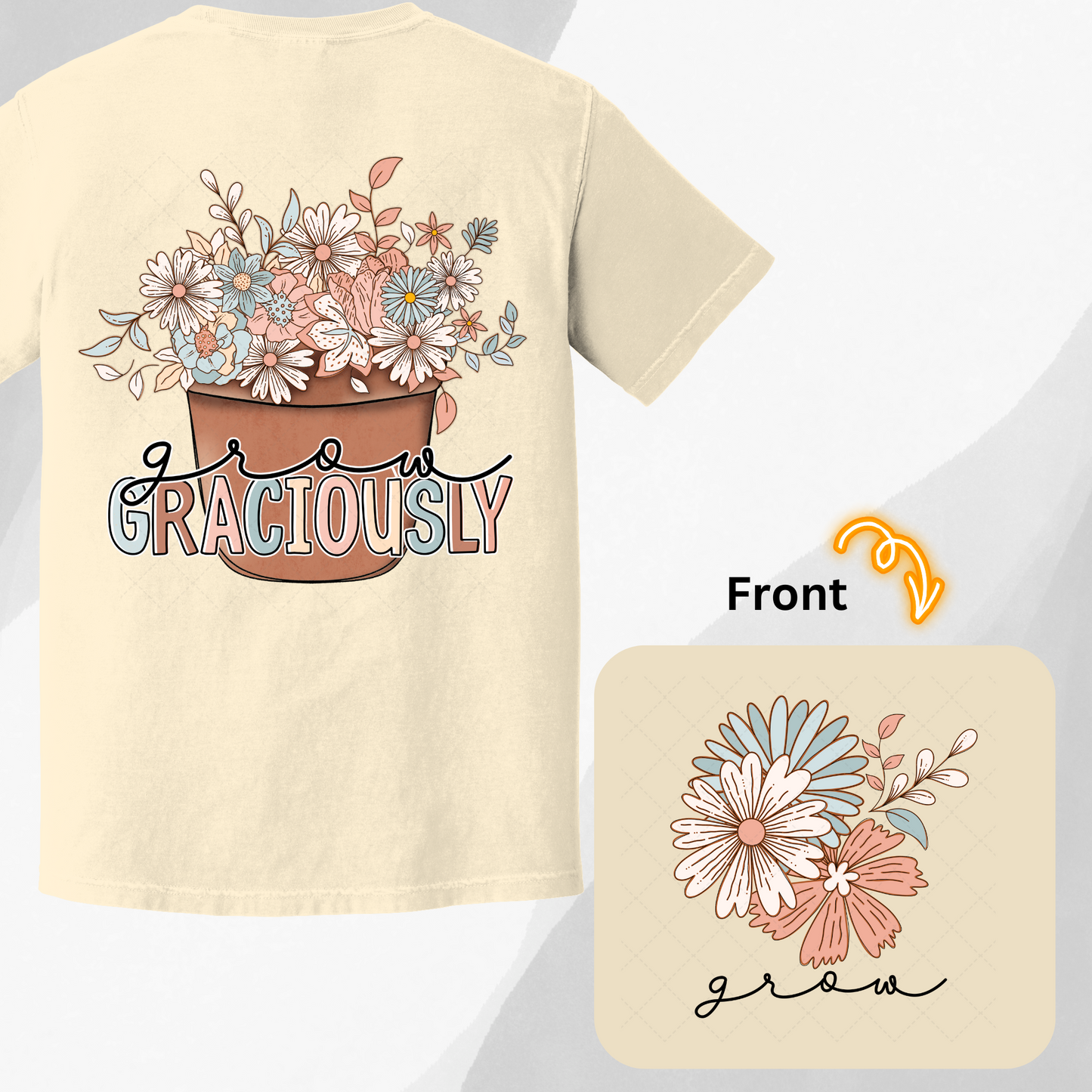 Grow Graciously Transfer ** TWO PART* SOLD SEPARATELY**