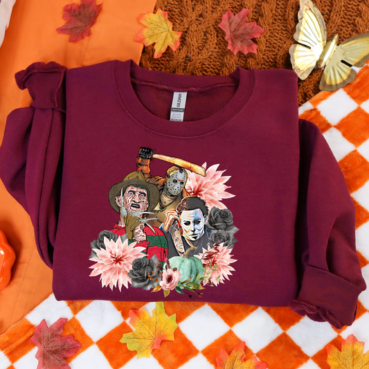 Halloween Floral Transfer