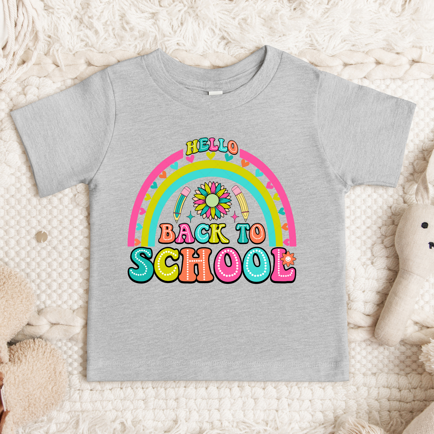 Hello Back To School Transfer