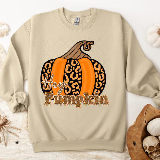 Hey Pumpkin Leopard Transfer