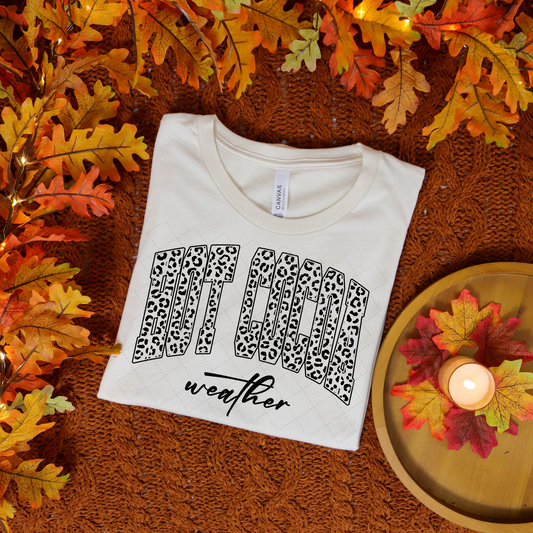 Hot Cocoa Weather Black Cheetah - Sublimation Transfers