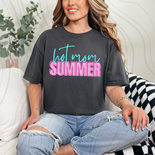 Hot Mom Summer Pink Transfer