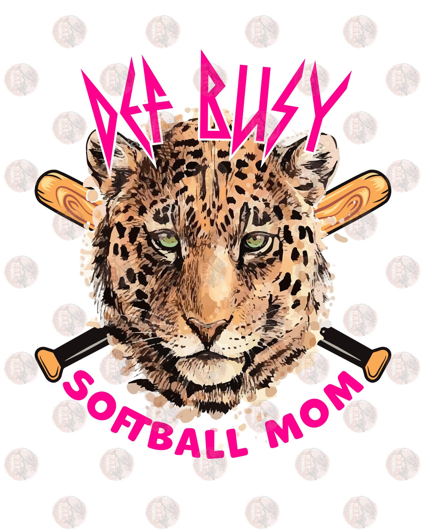 Def Busy Softball Mom Transfer