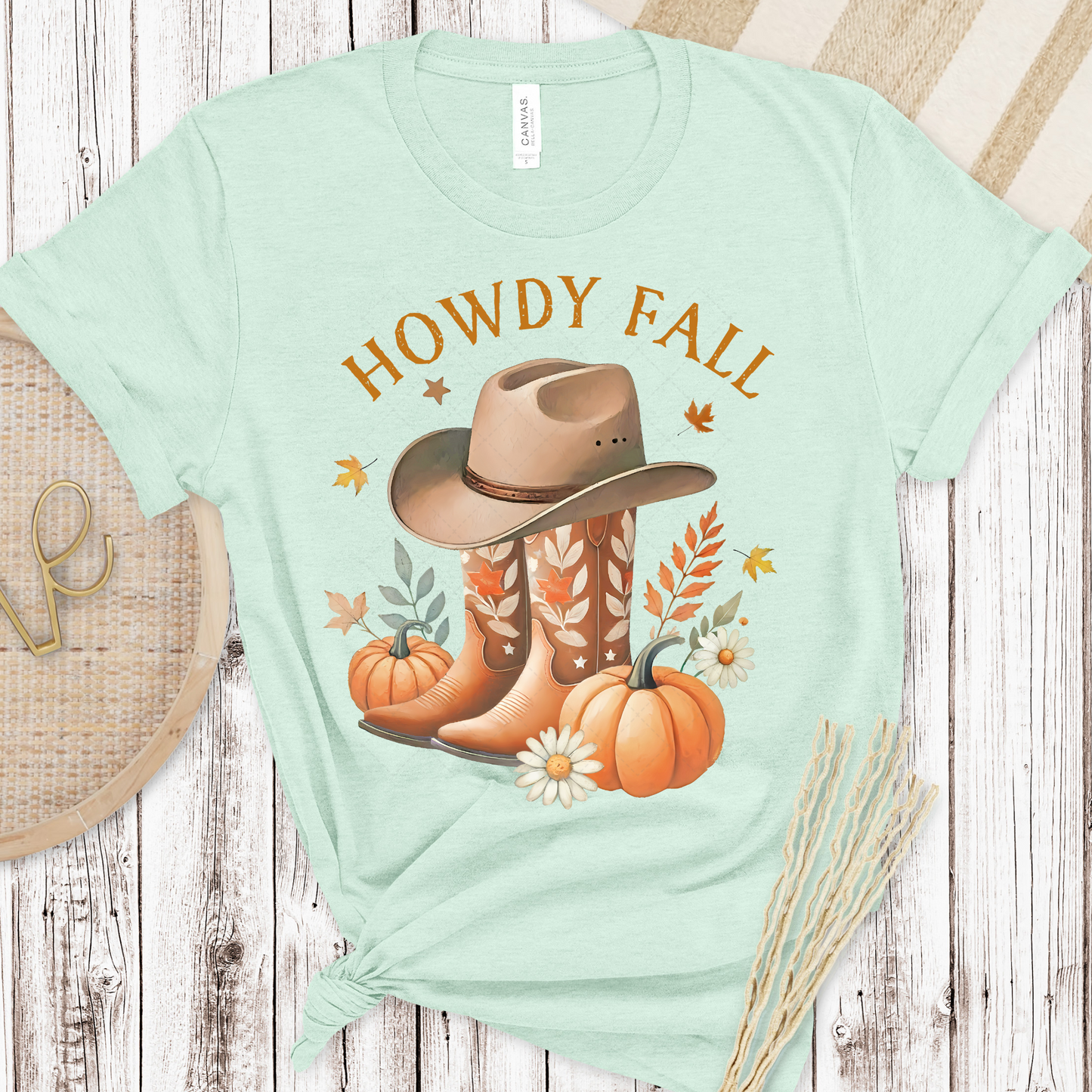 Howdy Fall Boots Transfer