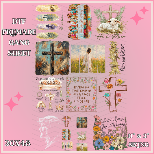 Holy Week - 30x48 - PREMADE GANG SHEET