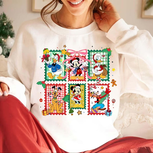 Mouse & Friends Christmas Stamp Transfer