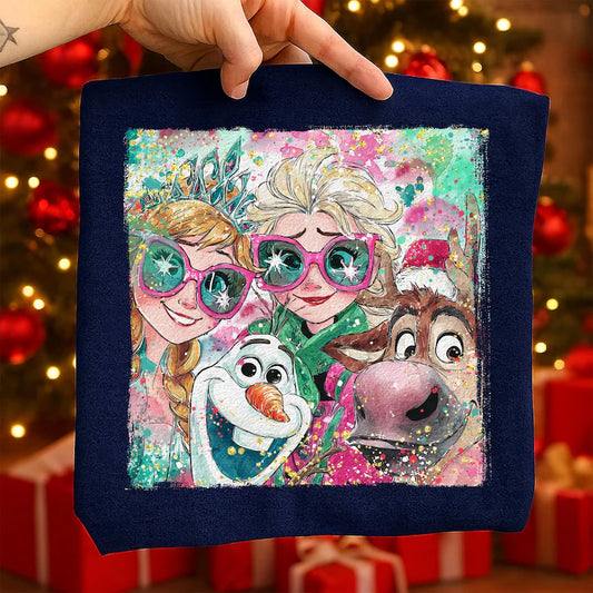 Ice Sisters Princess Christmas Gang Transfer