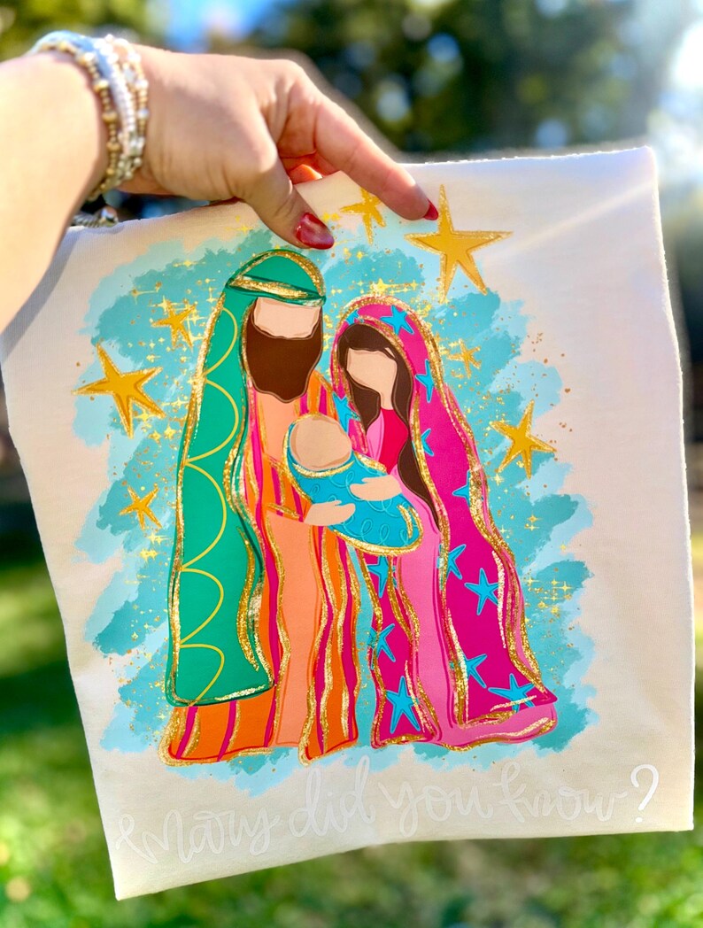 Mary Did You Know Transfer**SOLD SEPARATELY**