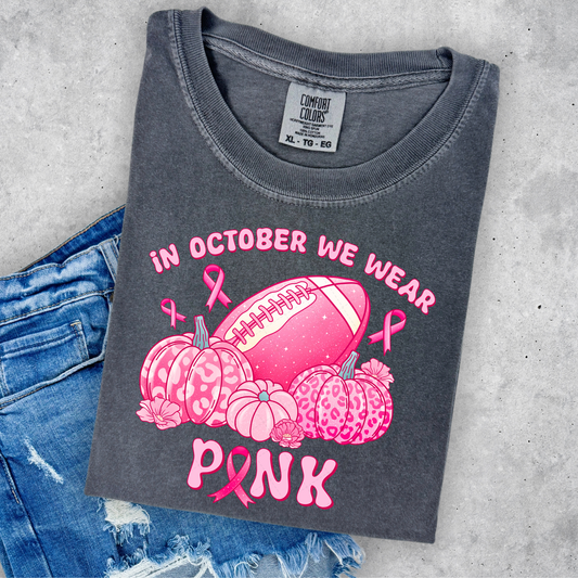 In October We Wear Pink Transfer