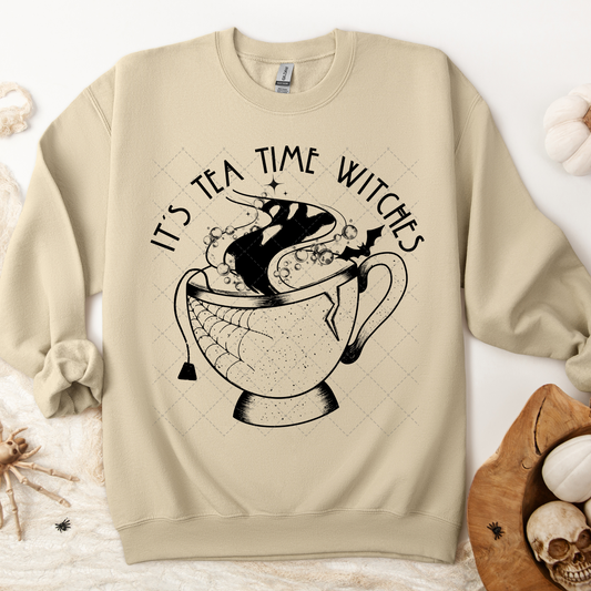 It's Tea Time Witches Transfer