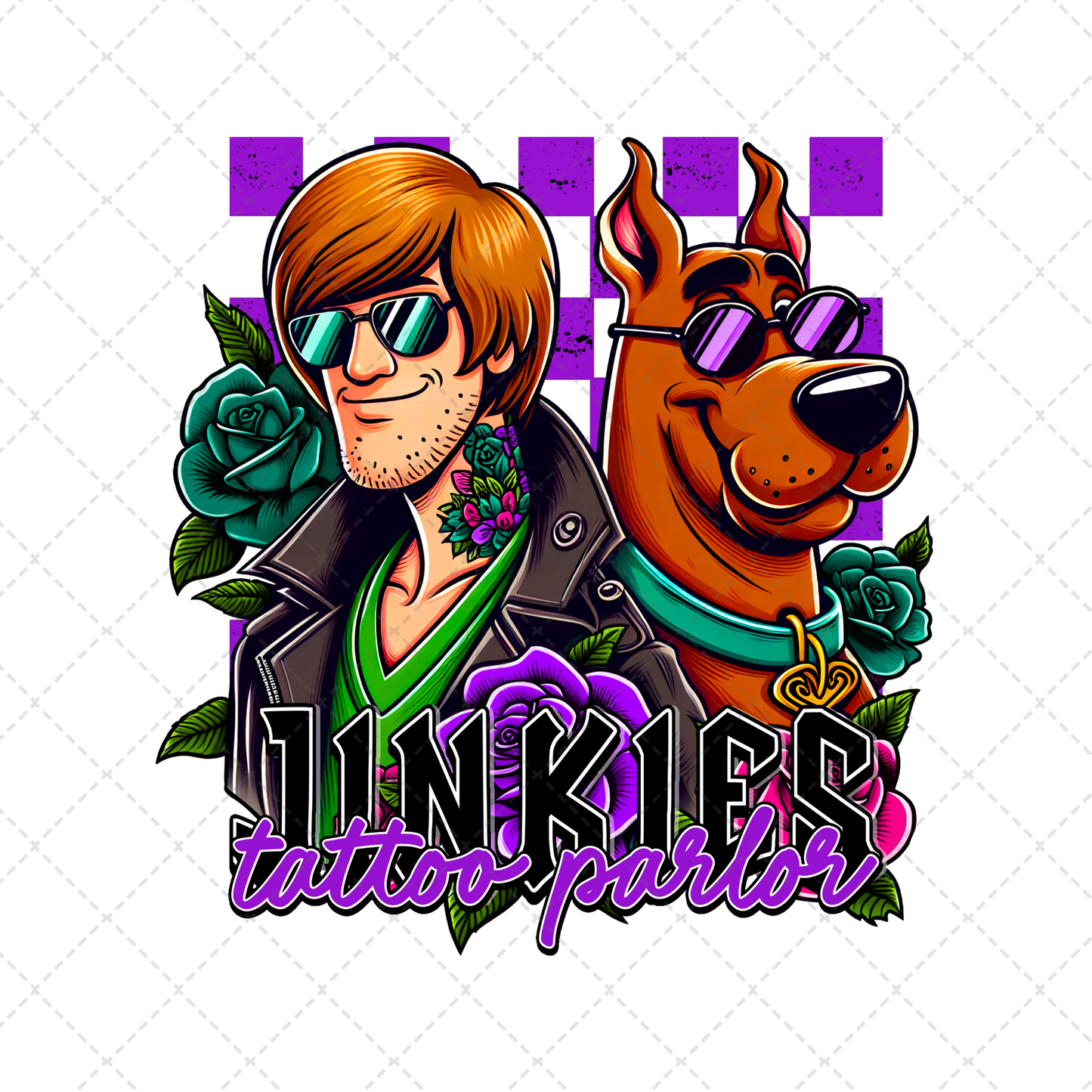 Jinkies Tattoo Parlor Transfer