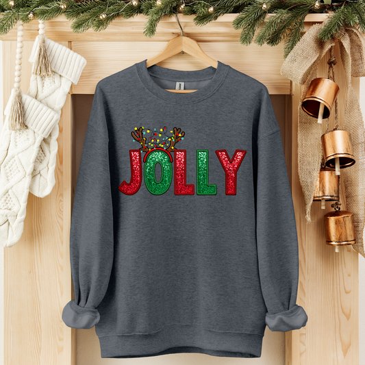 Jolly Faux Sequin Transfer