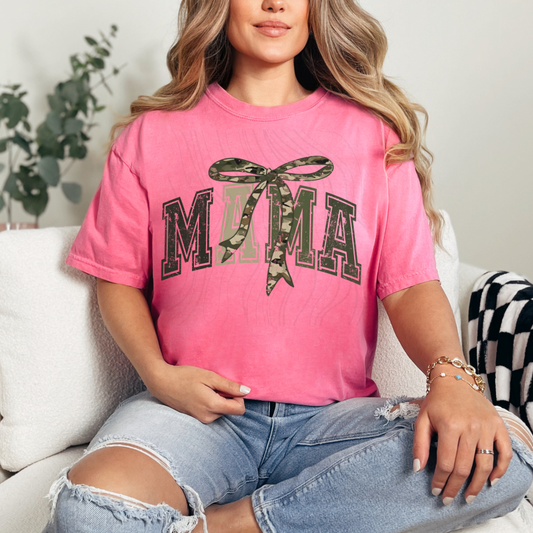 Mama Camo Coquette Transfer