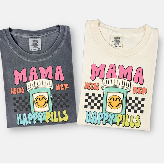 Mama Happy Pills ** TWO PART* SOLD SEPARATELY** Transfer