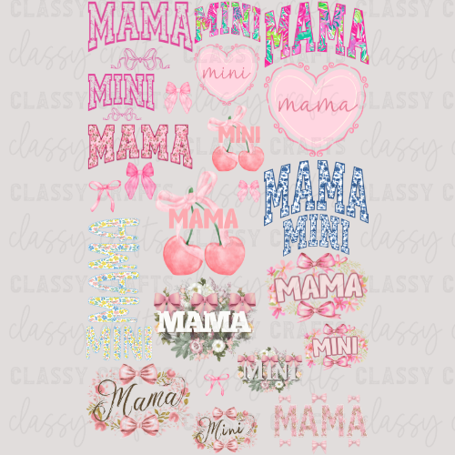 Mama & Mini - 30x48 - PREMADE GANG SHEET