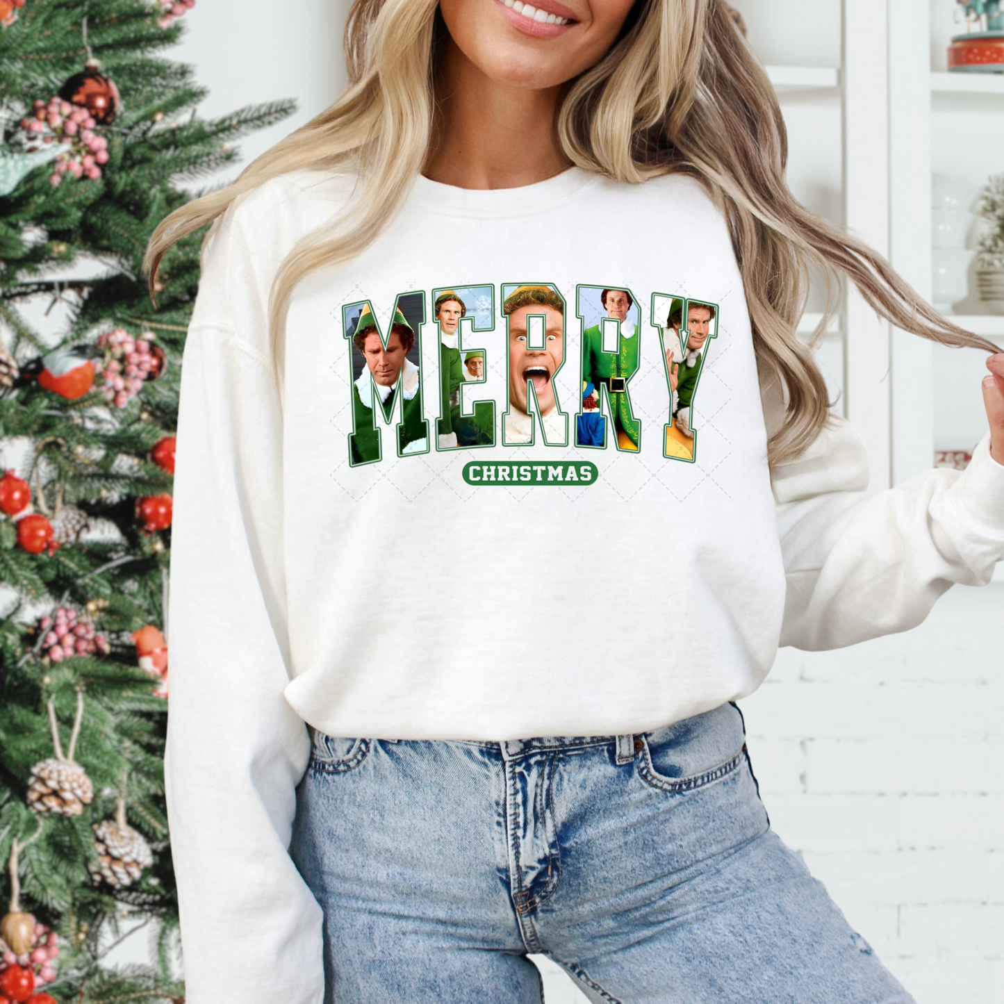 Merry Christmas Elf Transfer