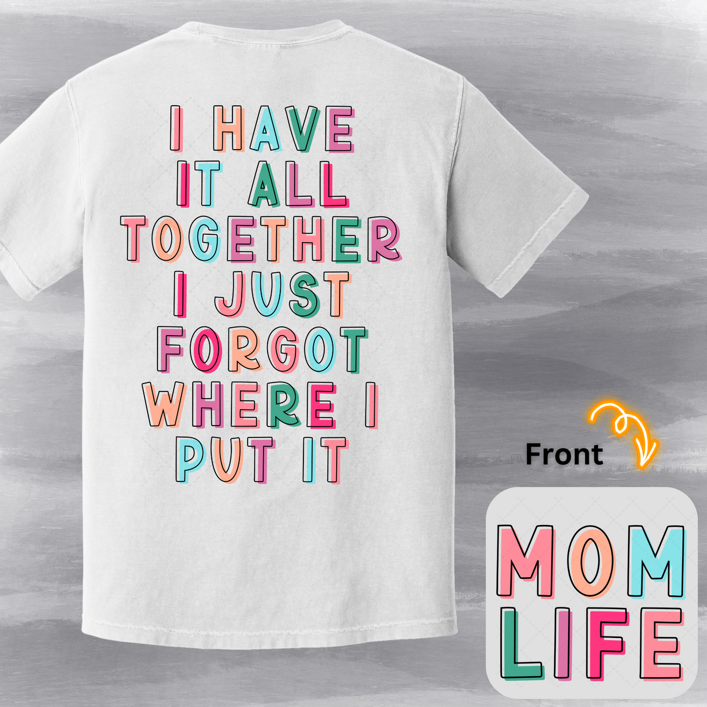 Mom Life Transfer ** TWO PART* SOLD SEPARATELY**