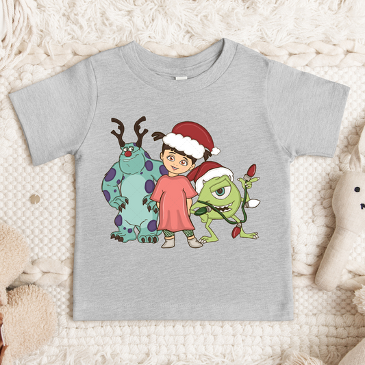 Monsters And Boo Christmas Transfer