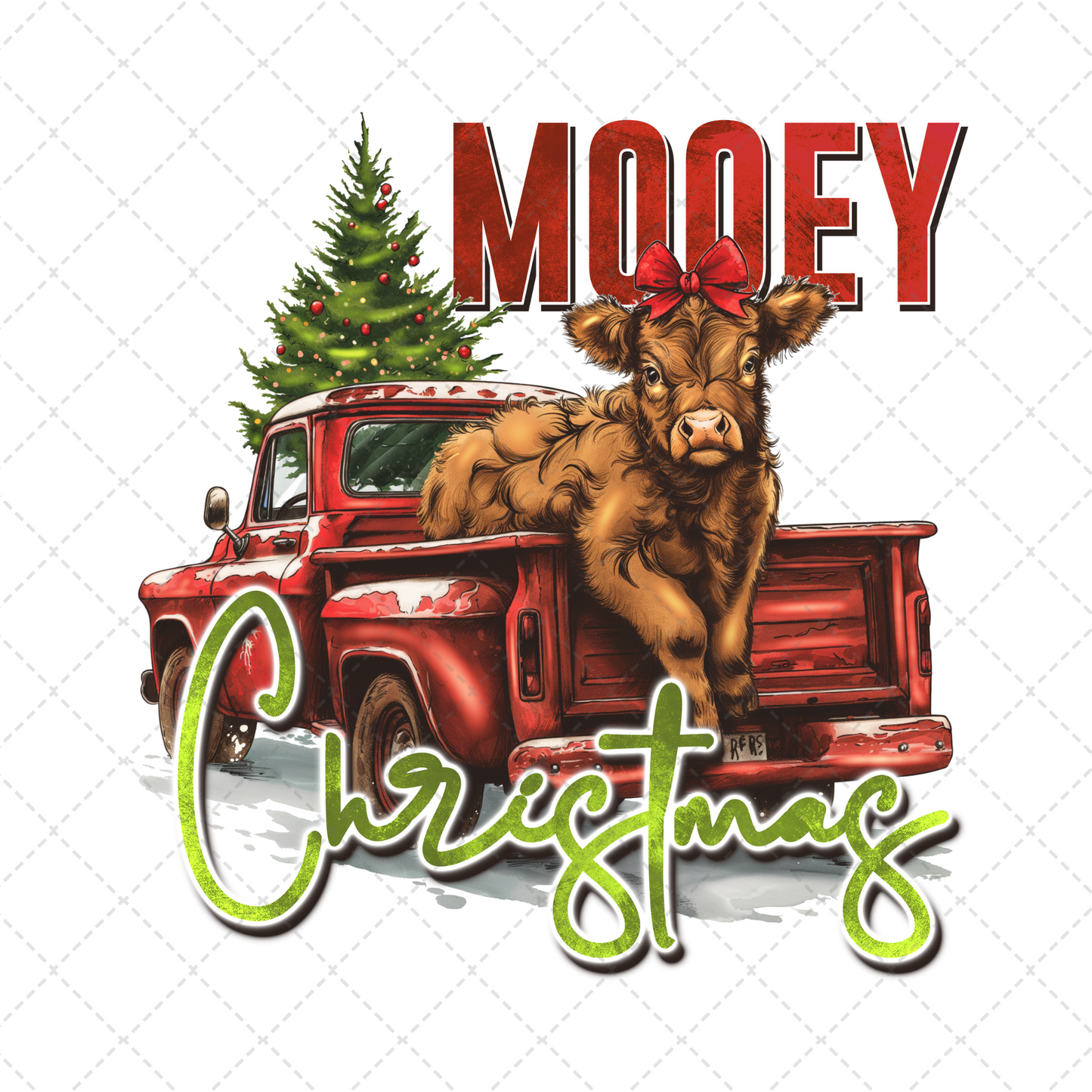 Mooey Christmas Transfer