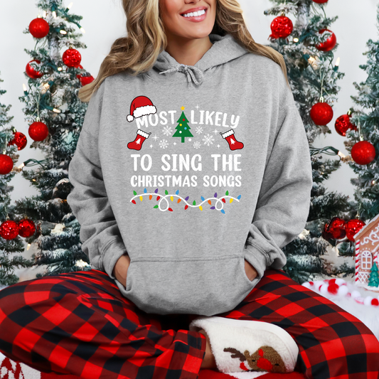 Most Likely To Sing Christmas Songs Transfer