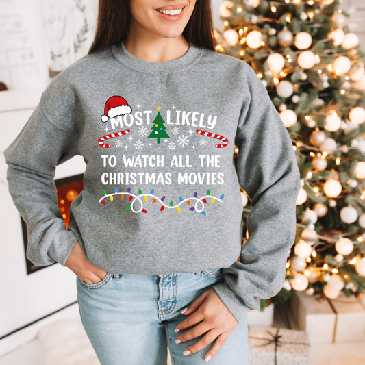 Most Likely To Watch All The Christmas Movies Transfer