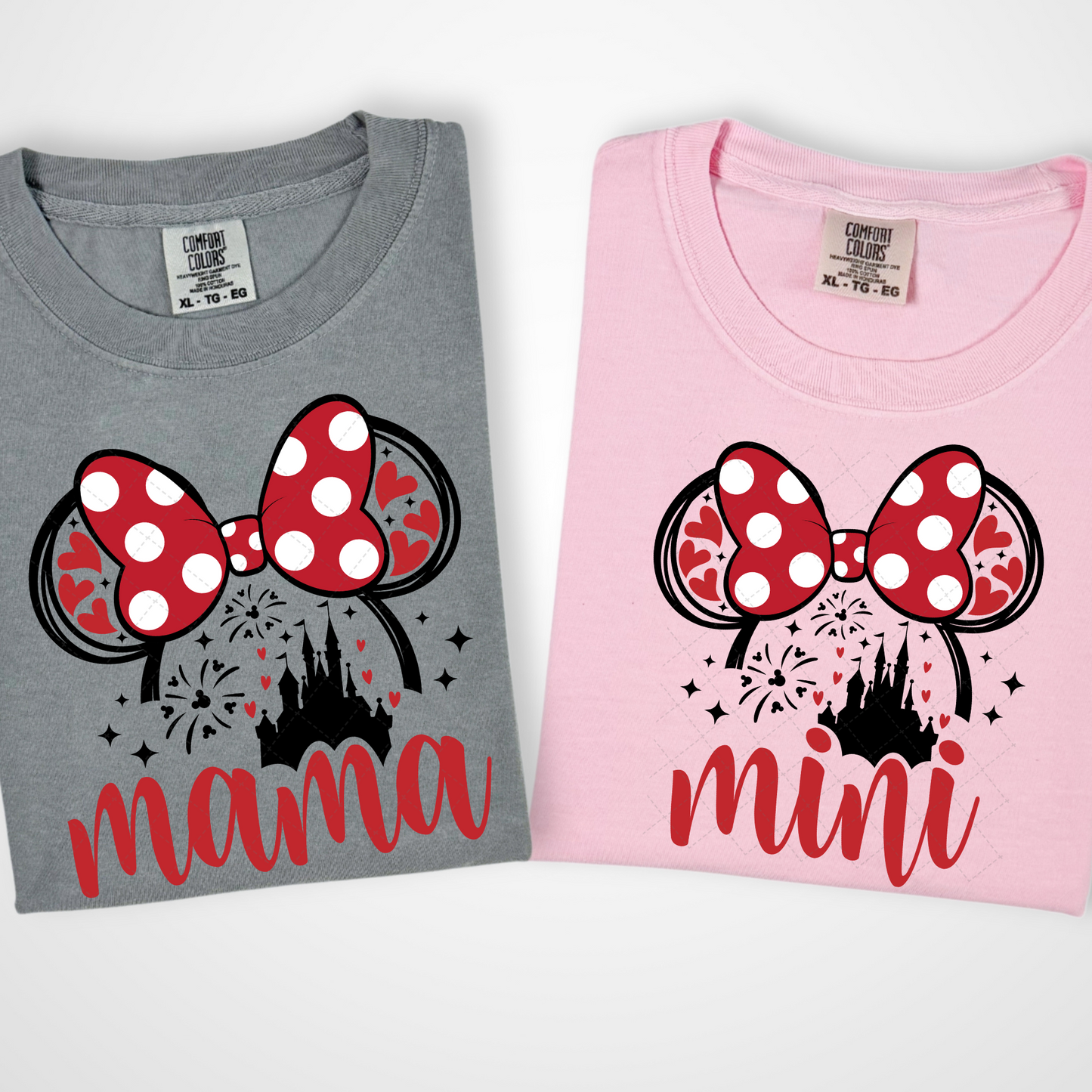 Mama/Mini Mouse Fireworks Transfer