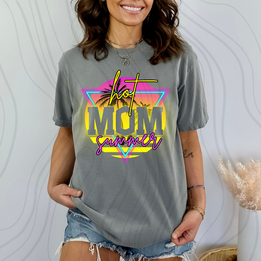 Neon Hot Mom Summer Transfer