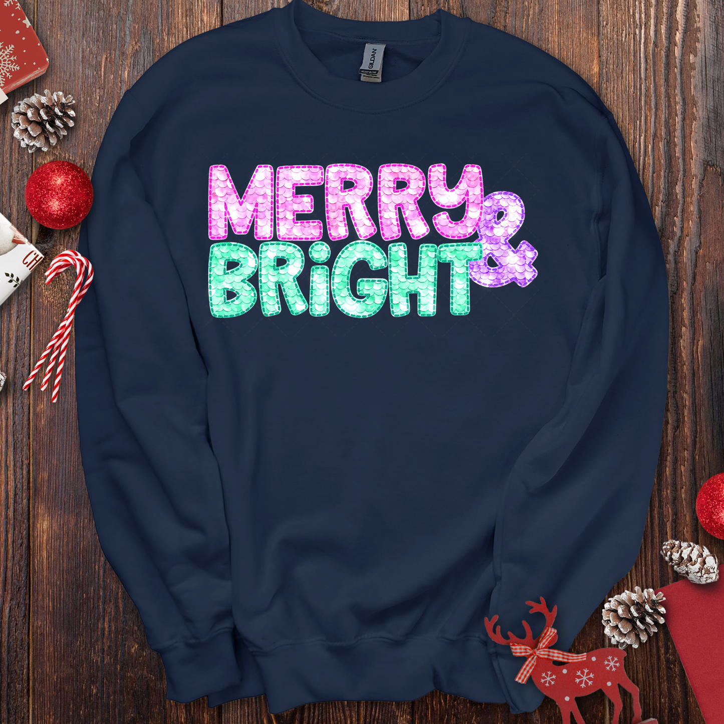 Neon Merry & Bright Transfer