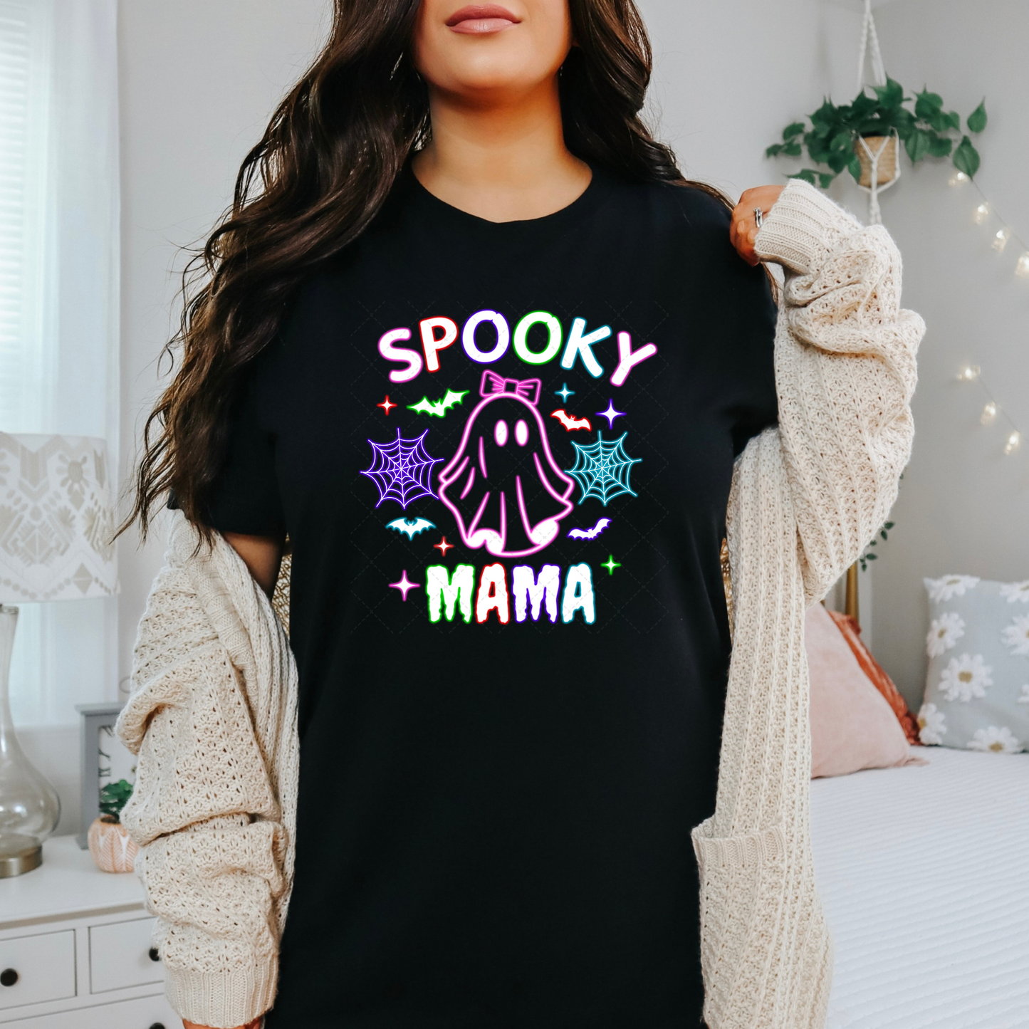 Neon Spooky Mama Transfer