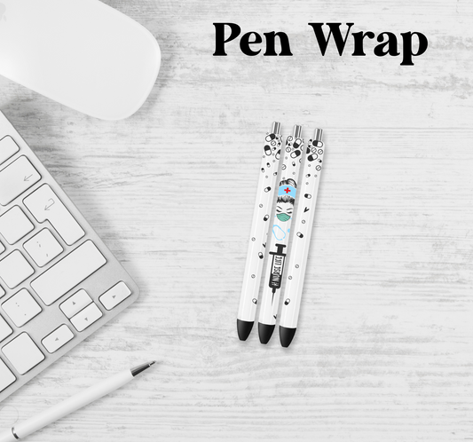 #nurselife Pen Wrap Transfer