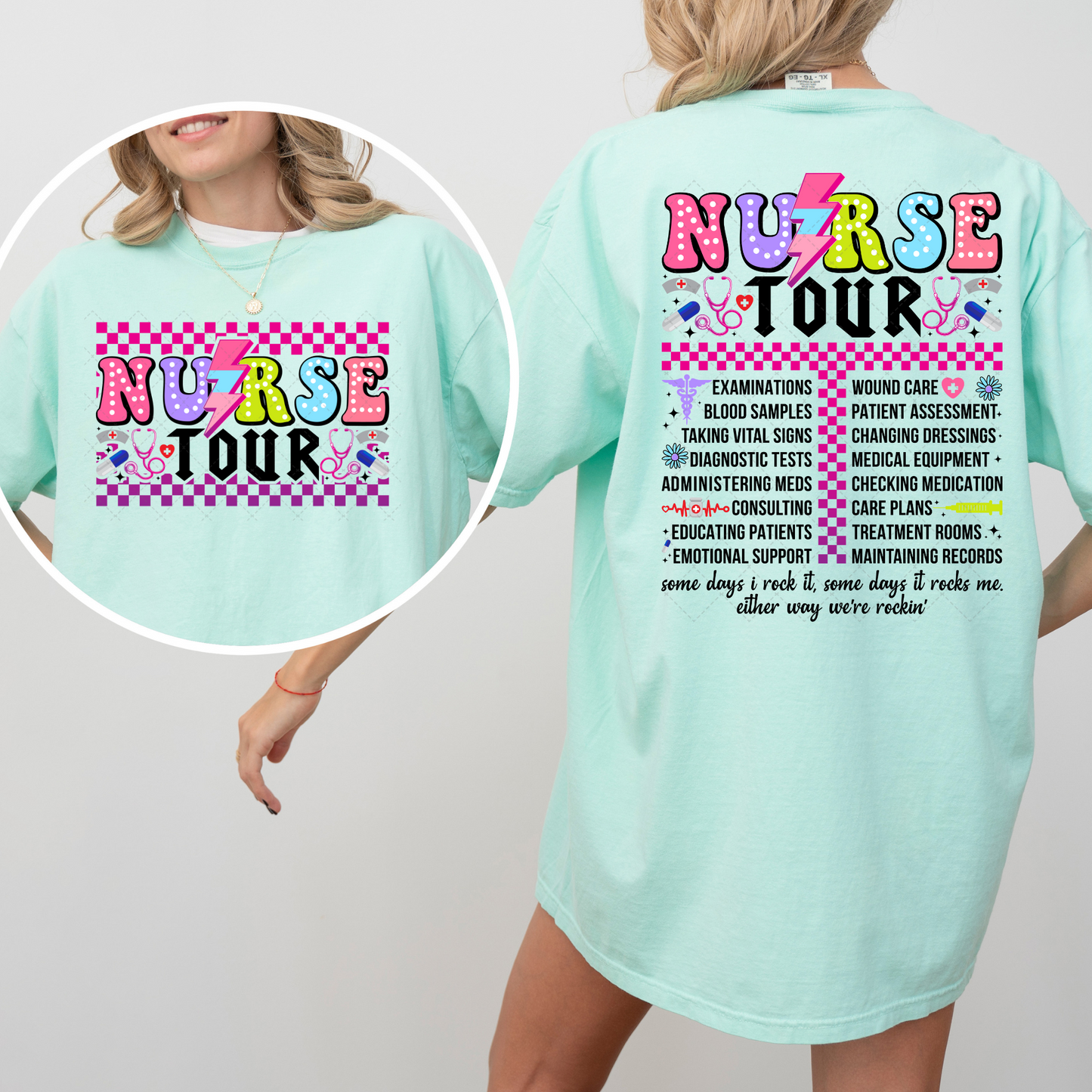 Nurse Tour Transfer ** TWO PART* SOLD SEPARATELY**