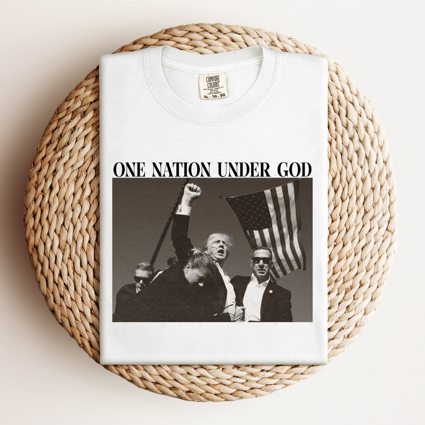 One Nation Under God Black & White Transfer