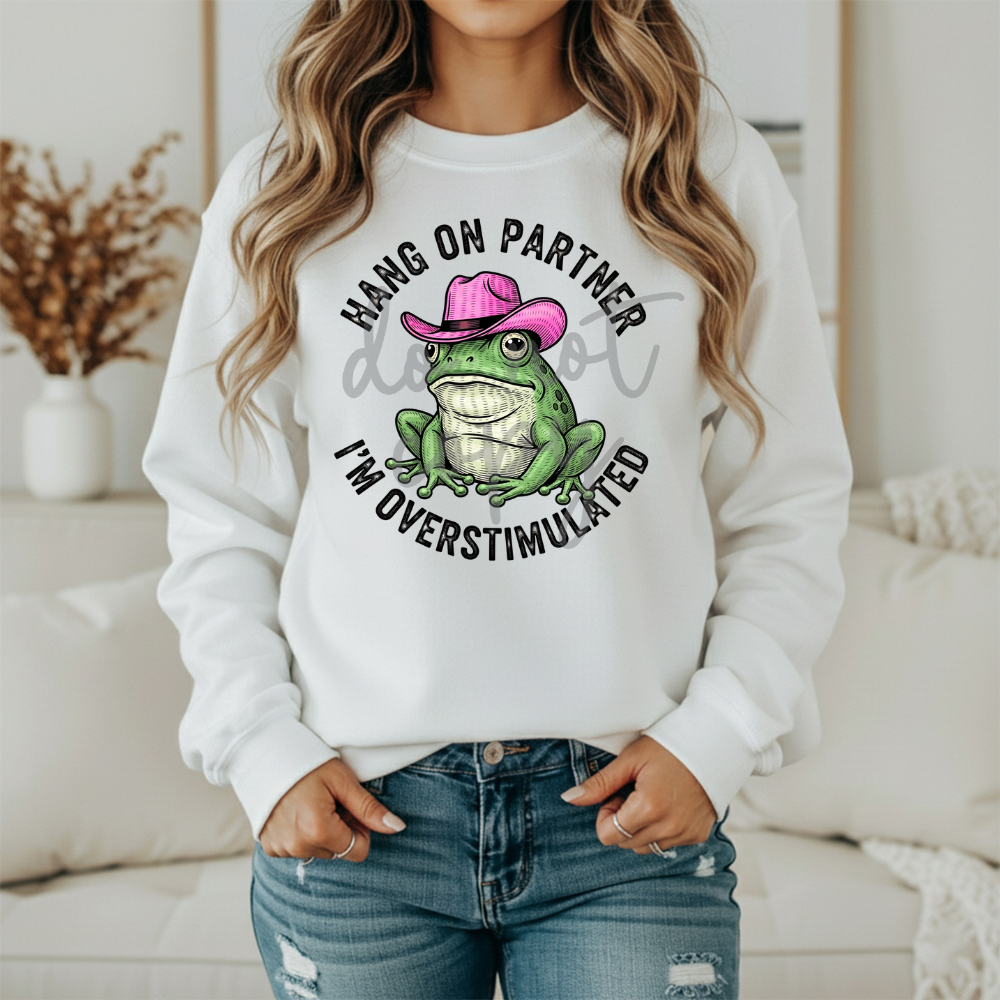 Hang On Partner Im Overstimulated Transfer