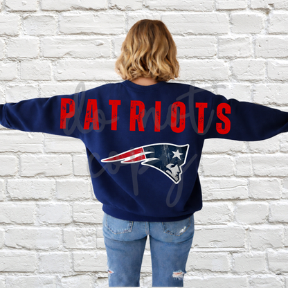 PATS AFC CHAMPS - 30x48 - PREMADE GANG SHEET