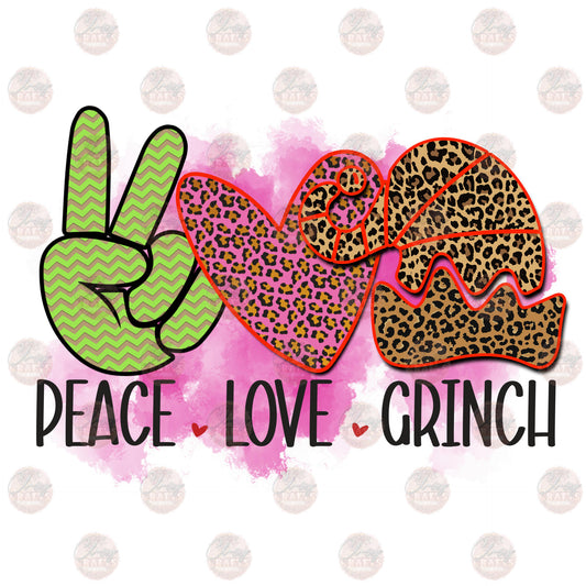 Peace Love Grouch - Sublimation Transfer