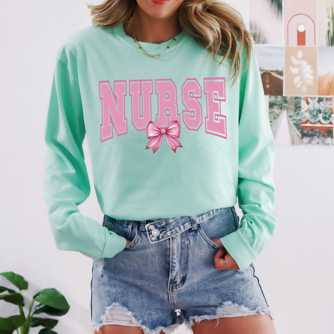 Pink Nurse Varsity Transfer