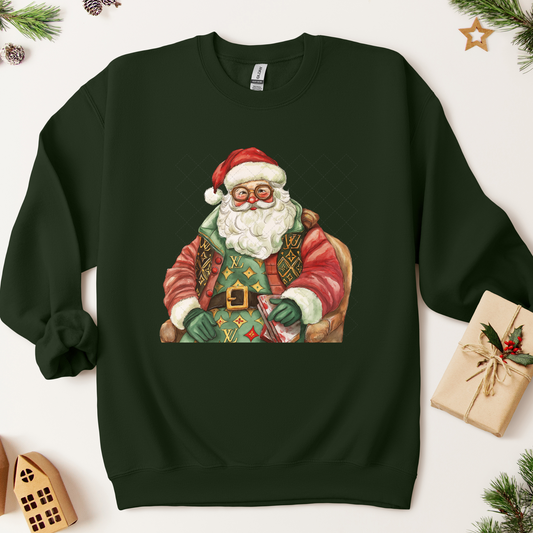 Preppy Santa Claus Transfer