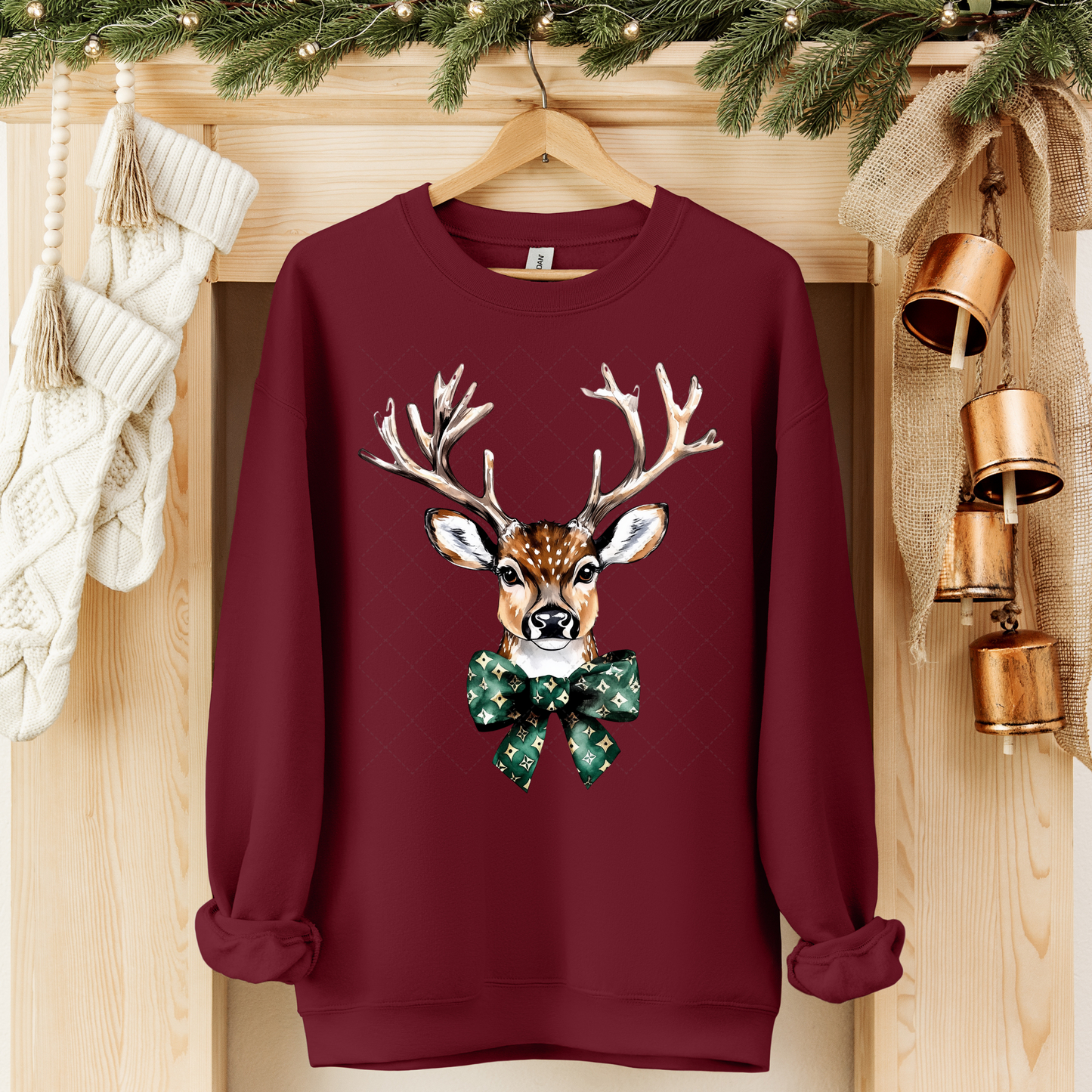 Preppy Reindeer Transfer