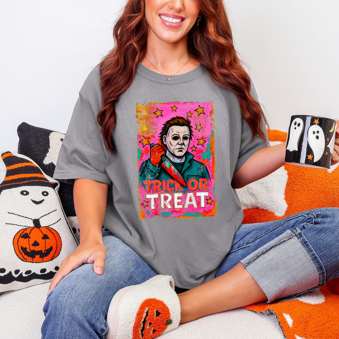 Preppy Trick Or Treat Transfer
