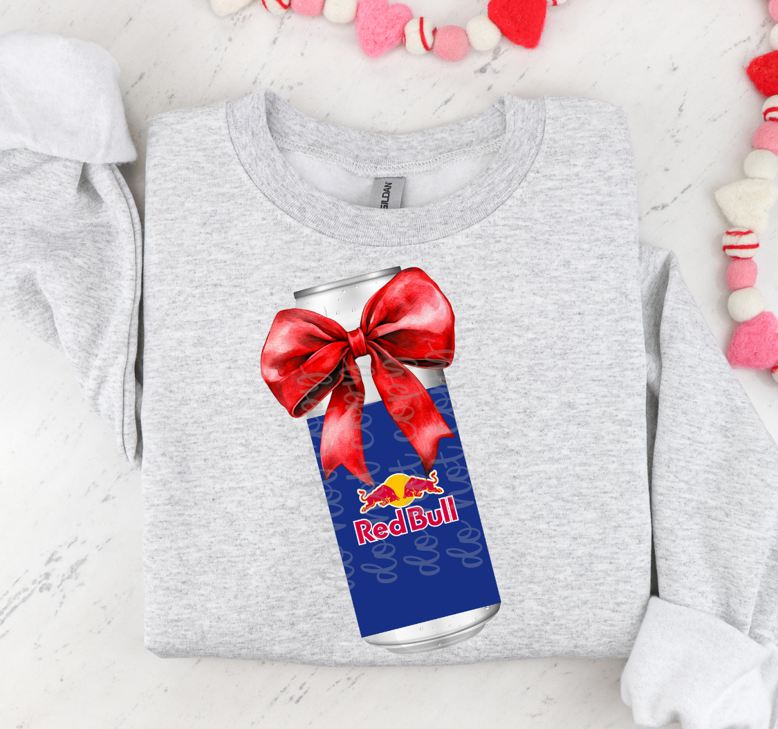 Energy Can Red Bow Transfer